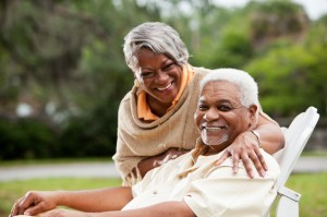 Senior African American couple